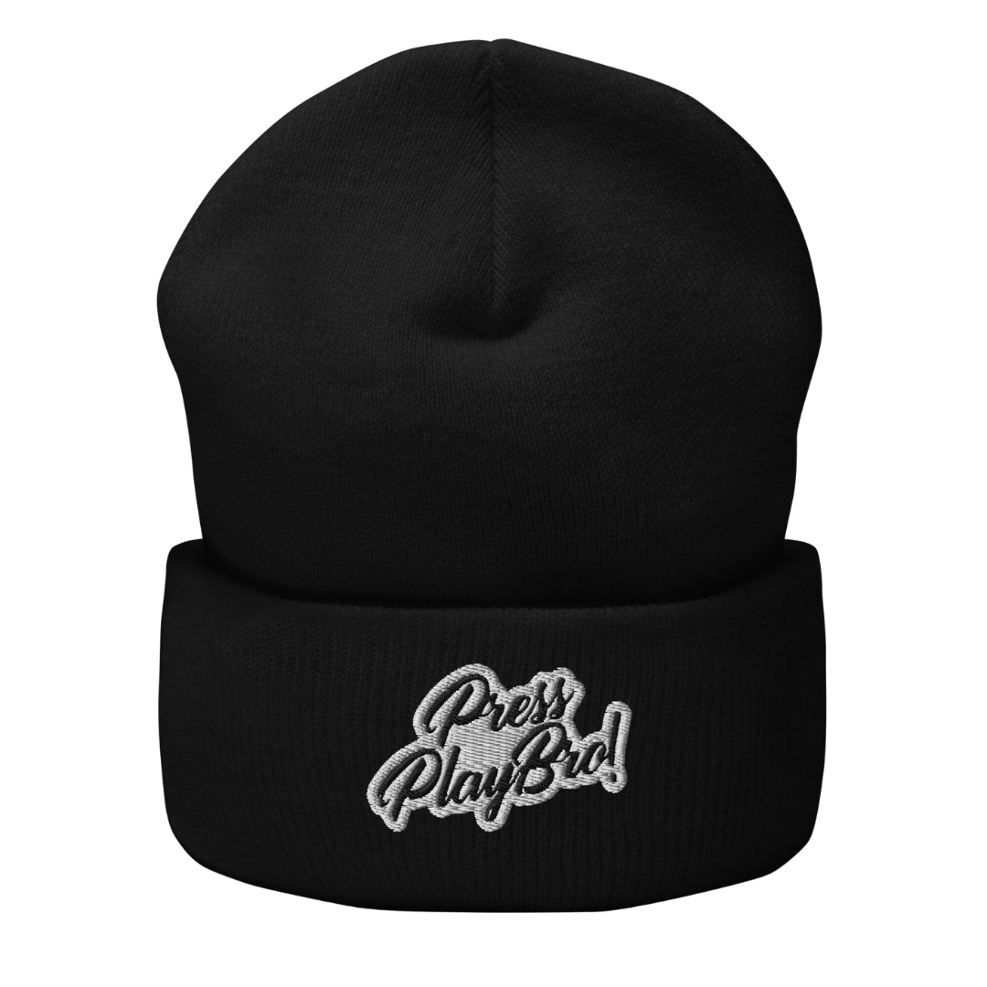 Press Play Bro! Beanie