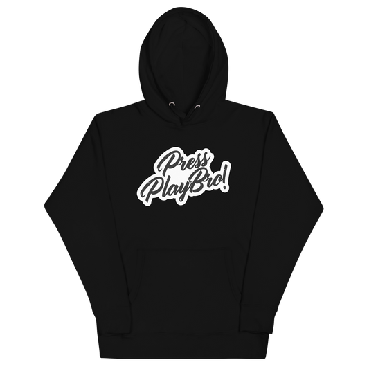 Press Play Bro! Hoodie - Black
